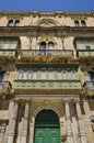 Valletta's architecture - Malta Royalty Free Stock Photo