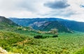 Valley of Amfissa, is a town in Phocis Royalty Free Stock Photo