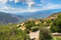 Valley of Amphissa in Greece Royalty Free Stock Photo