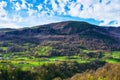 valley of Argeles gazost in French Pyrenes mountains Royalty Free Stock Photo