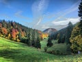 Valley in autumn