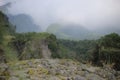 Valley background Merapi Mountain Royalty Free Stock Photo