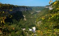 Valley of Baumes-les-Messieurs in France Royalty Free Stock Photo