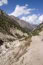 Valley of Bhagirathi (Ganga) river Royalty Free Stock Photo