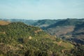 Valley covered by forest near Bento Goncalves Royalty Free Stock Photo