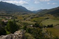 The valley of Cucugnan in France Royalty Free Stock Photo