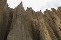 Valley of the death. Valle De Las Animas in La Paz, Bolivia. Rock formations