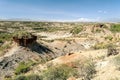 Valley with excavations Tanzanite