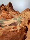 Valley of Fire CCC Dam near the Cabins Royalty Free Stock Photo