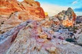 Valley of the Fire national park in Nevada, USA