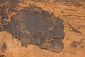 Valley of Fire Petroglyphs Royalty Free Stock Photo