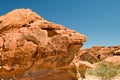 Valley of Fire rock formation Royalty Free Stock Photo