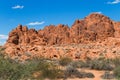 Valley of Fire Rock Formation Royalty Free Stock Photo