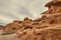 Valley of Fire rock formation Royalty Free Stock Photo