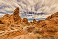 Valley of Fire rock formation Royalty Free Stock Photo