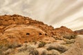 Valley of Fire rock formation Royalty Free Stock Photo