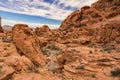 Valley of Fire rock formation Royalty Free Stock Photo