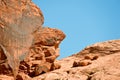 Valley of Fire rock formations Royalty Free Stock Photo