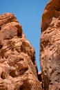 Valley of Fire rock formations Royalty Free Stock Photo