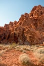 Valley of Fire rock formations Royalty Free Stock Photo