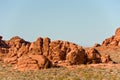 Valley of Fire rock formations Royalty Free Stock Photo