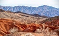 Valley of Fire Scenic Drive and winding roads in Nevada Royalty Free Stock Photo