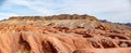 Valley of Fire Scenic Drive and winding roads in Nevada Royalty Free Stock Photo