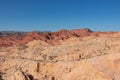 Valley of Fire - Scenic view of from Silica Dome viewpoint overlooking the Valley of Fire State Park in Mojave desert, Nevada, USA Royalty Free Stock Photo