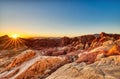 Valley of Fire State Park Landscape at Sunrise near Las Vegas, Nevada Royalty Free Stock Photo