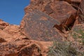 Ancient Desert Petroglyphs at the Valley of Fire State Park, Nevada
