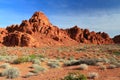 Valley of Fire State Park Rock Formations and Southwest Desert Landscape, Nevada, USA Royalty Free Stock Photo