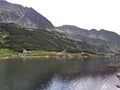 Valley of five ponds in the Tatra Mountains Europe Poland. Beautiful mountain Royalty Free Stock Photo