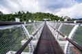 Valley Glaze Bridge in Taiwan, Pingtung. The Longest Suspension Bridge