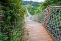 Valley Glaze Bridge in Taiwan, Pingtung. The Longest Suspension Bridge