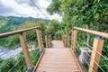 Valley Glaze Bridge in Taiwan, Pingtung. The Longest Suspension Bridge