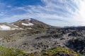 Valley of Gorely volcano Royalty Free Stock Photo