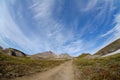 Valley of Gorely volcano Royalty Free Stock Photo