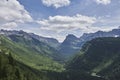 Valley and Heaven's Peak in Glaciers National Park