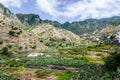Valley of Hermigua in La Gomera Island, Spain
