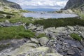 Valley in High Tatras, Mlynska Dolina, wild slovakia mountains, Pleso Nad Skokom Royalty Free Stock Photo