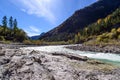 Valley hinterriss in the german alps Royalty Free Stock Photo