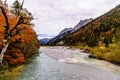 Valley hinterriss in the german alps Royalty Free Stock Photo