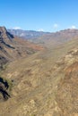Valley in the inlands of Gran Canaria Royalty Free Stock Photo