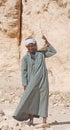 Unidentified man work for excavation of tombs and buried treasure