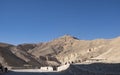 Valley of the kings at sunrise, the burial place in Luxor, Egypt, of ancient pharoahs including Tutankamun Royalty Free Stock Photo