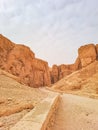 Valley of kings. The tombs of the pharaohs. Tutankhamun. Luxor. Egypt. Royalty Free Stock Photo