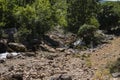 Valley of Krupa river near the karst spring