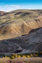 Valley of the Kyzylchin River, aerial view