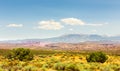 Valley landscape in Arches National Park Royalty Free Stock Photo