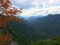 Valley landscape of Chimney Rock State Park, North Carolina Royalty Free Stock Photo